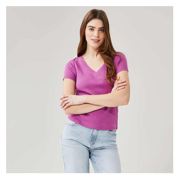 Women's Organic Cotton Essential V-Neck T-Shirt
